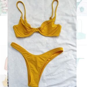 Yellow Abercrombie Bikini